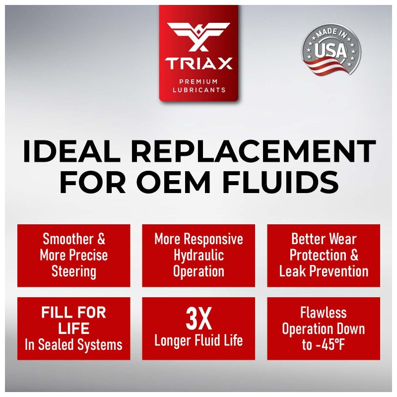 TRIAX Asian Car PSF Hydraulic & Electric Full Synthetic OEM Grade Power Steering Fluid | Compatible with Honda, Acura, Toyota, Lexus, Nissan, Infiniti, Mazda, Hyundai, Kia & More (1 Quart) - Image 5